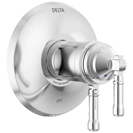Delta Broderick 17T Series Valve Only Trim In Lumicoat Chrome T17T084-PR