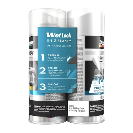 Vht Paint Custom Wrap Wet Look Removable Coating; Glacier White; Aerosol Can; 12 Ounce CWRC881