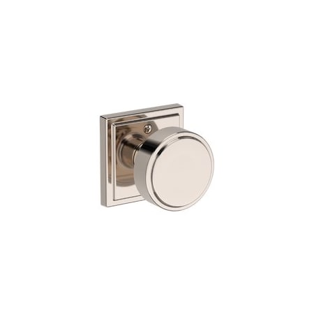 Baldwin Residential Door Knobs Half Dummy Reversible Lifetime Bright Nickel HDVASSSR055