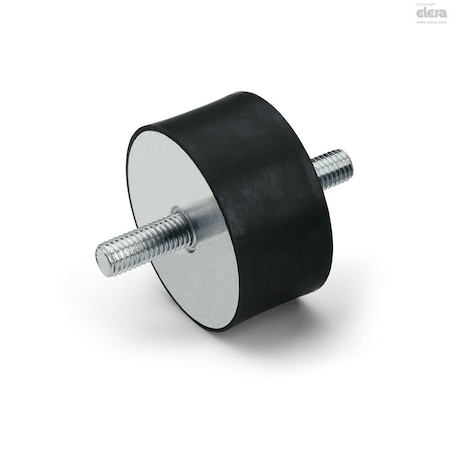 Elesa Threaded studs, DVA.1-8-8-SST-M3-6-55 DVA.1