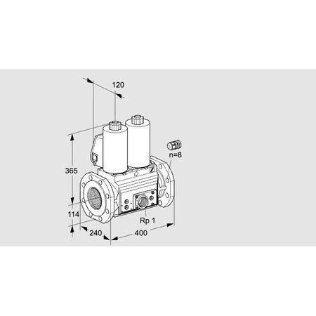 Honeywell Kromschroder VCS9125F05NNAL3E/PPEP/PPPP KS88203976