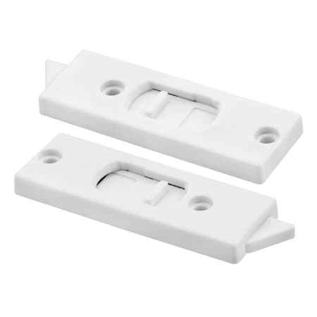Prime-Line Prime-Line White Vinyl Window Tilt Latch 1-1/4 in. W X 3.375 in. L For Wood Window 1 pk F 2599