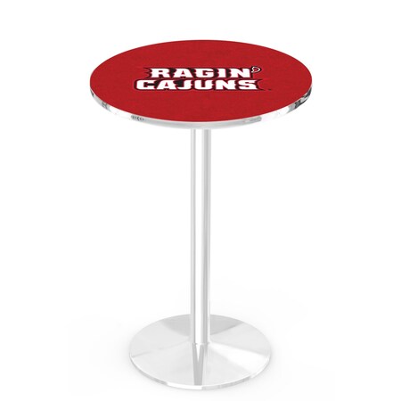 Holland Bar Stool Co 42" Chrome Louisiana-Lafayette Pub Table, 36" dia. Top L214C4236LA-Laf