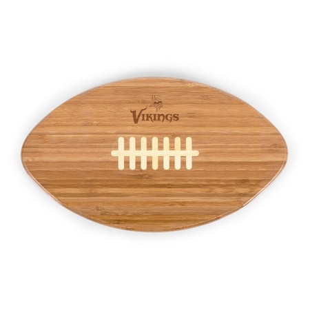 Picnic Time Family Of Brands NFL Minnesota Vikings - Touchdown! Football Cutting Board & Serving Tray 896-00-506-183-2