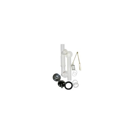 Larsen Supply Co. PVC Trip Waste & Overflow Assembly, 1-1/2 In. 1116608