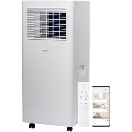 Tcl 5,000 BTU SACC 8,100 BTU ASHRAE Smart Portable Air Conditioner H5P44W