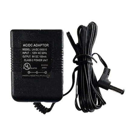 Tree 9V 100mAH L Shape Power Supply AC Adapter with ETL Certified Regulated 9 Volt Replacement Adpater 9v 100mAh L Adapter