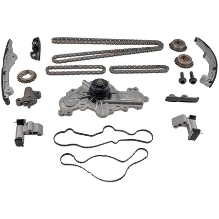 Melling Engine Timing Chain Kit With Water Pump, 3-1047SHWP