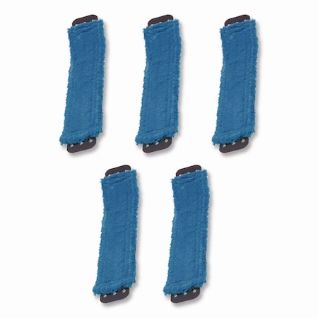 Unger SmartColor MicroMop 15.0, 16", Blue, 5PK MM40B