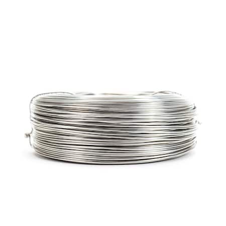 Zoro Select 16 Gauge Rebar Tie Wire, 96 ft L, Bare Wire, Steel, 2 Wraps Per Tie 16BARTW1