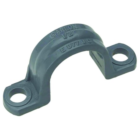 Carlon 1/2" PVC Conduit Clamp Standard Fitting Gray, 25PK E977DC25-UPC