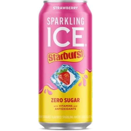 Sparkling Ice Starburst Strawberry Beverage 16 oz 1 pk FG00579