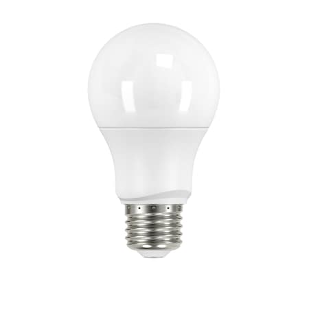 Satco 6W, A19 LED, Frosted, 2700K Medium base, 220 deg. Beam Angle, 120V, Non-Dimmable S9590