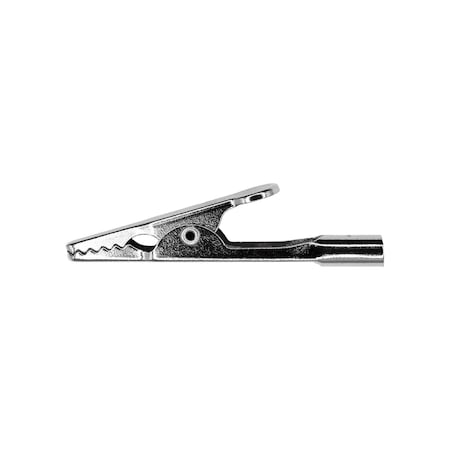 Auveco Alligator Clip 10 Amp 2in Length Nickel Plated, 5PK 20478