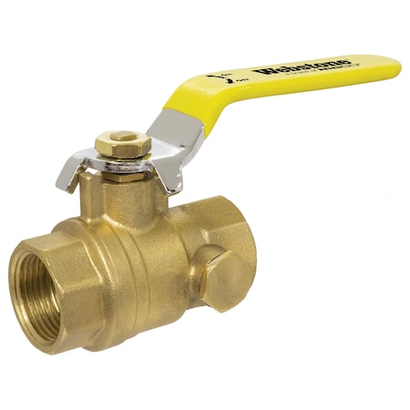 Nibco 1 1/4 Ips Fp Brass Ball Valve With Ips Hole H-41725