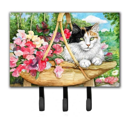 Carolines Treasures Cat in Basket Leash or Key Holder CDCO0178TH68