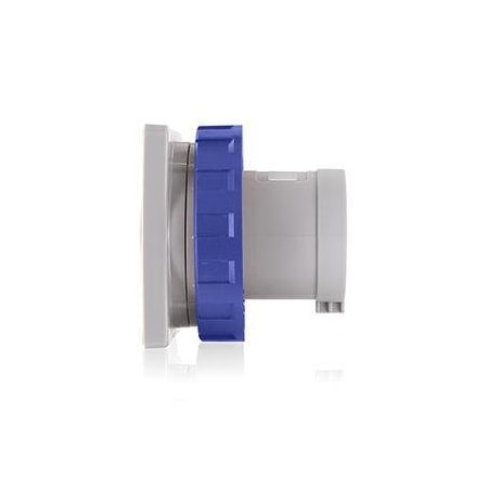 Leviton Pin & Sleeve Inlet, 63 A, 200/250V AC, 2 Pole, Blue W263-B6