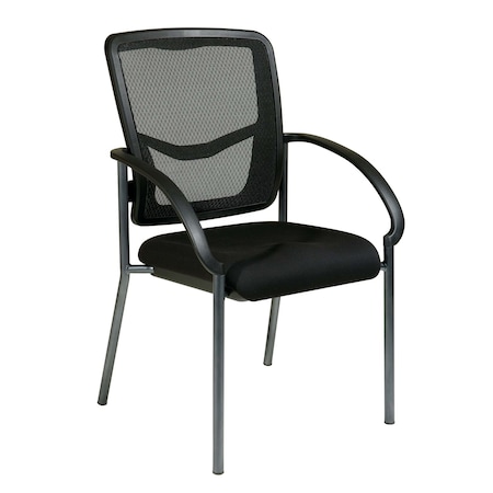 Office Star Products ProGrid Back Visitors Chair , Coal 85670-30