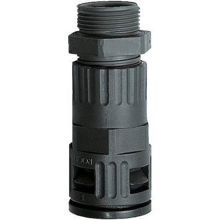 Flexa Gmbh RQGZ-M OD 10 Thread M12 x 1.5 IP 68 69K Straight Strain Relief Grey 5020.031.012