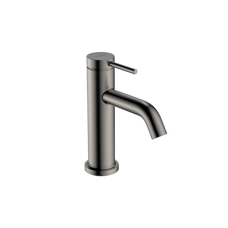 Hansgrohe Tecturis S Single-Hole Faucet 80 with Pop-Up Drain, 1.2 GPM in Brushed Black Chrome 73302341