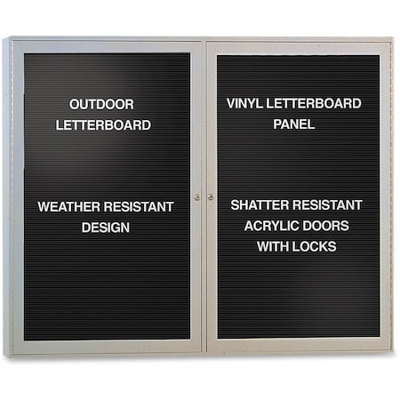 Ghent Message Center 36"H x 48"W PA23648BX-BK