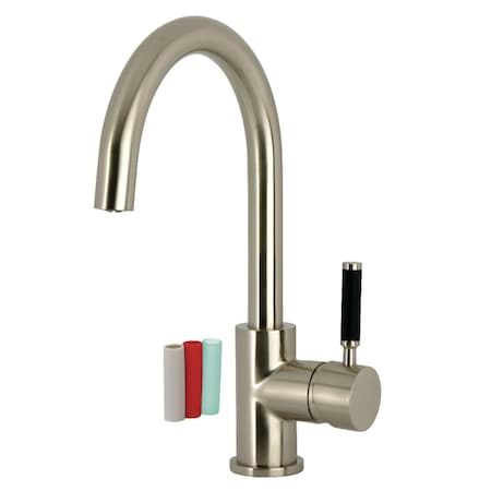 Kingston Brass Single-Handle Vessel Sink Faucet, Brushed Nickel LS8238DKL