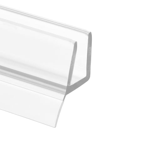 Prime-Line Frameless Shower Door Bottom Seal for 1/4 In. Thick Glass Doors, Single Flap, 36 In., Clear Vinyl M 6262
