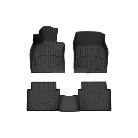 Weathertech Black, Front and Rear FloorLiner HP 44486-1-3IM
