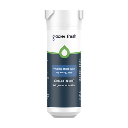 Glacier Fresh XWFE Refrigerator Water Filter for GE(with chip) 806224