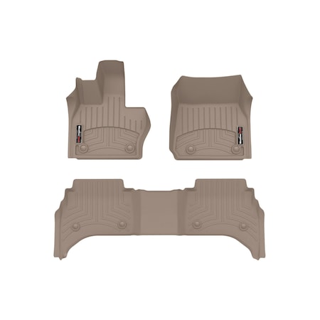 Weathertech Tan, Front and Rear Floorliners 451753-1-4