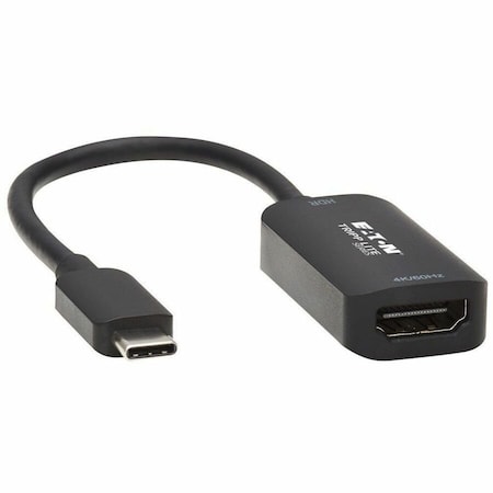 Eaton EATON USB-C To HDMI Active Adapter Cable M/f, 4k 60 Hz, Hdr, 4:4:4, Dp 1.4 Alt U444-06N-HDR4-B