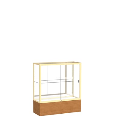 Ghent Counter Display Case 36x40x14, Mirror, Champange 2281MB-GD-MK