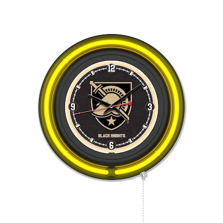 Holland Bar Stool US Military Academy 15 Double Neon Wall Clock Clk15BK