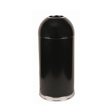 Witt Industries Black Open Top Dome Receptacle 415DTBK