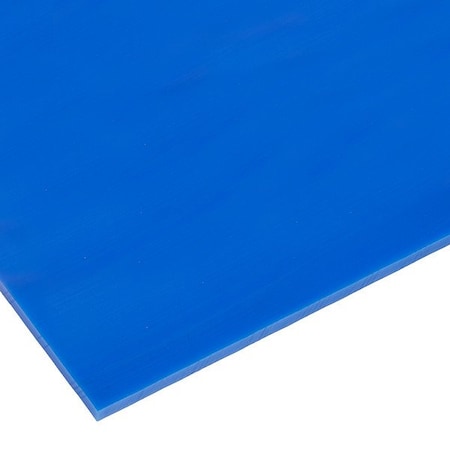 Zoro Select Blue Polyethylene Sheet 10 ft L x 4 ft W x 1 in Thick SUHMWMDT1.000X48.000X120.000