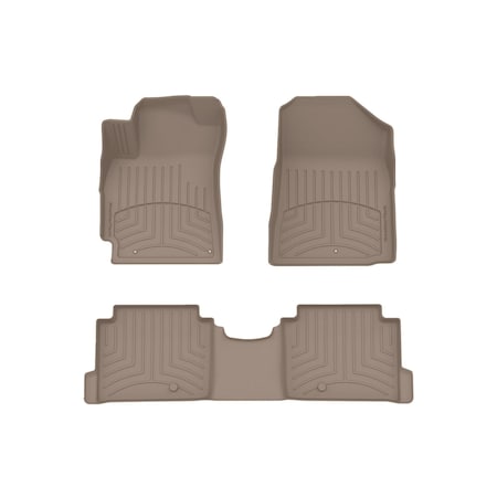 Weathertech Tan, Front and Rear FloorLiner HP 45925-1-2IM
