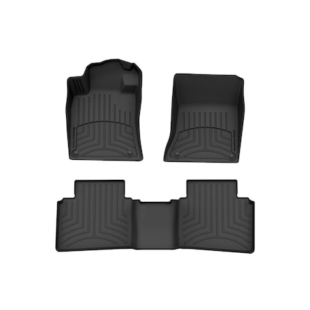 Weathertech Black, Front and Rear FloorLiner HP 441498-1-2IM