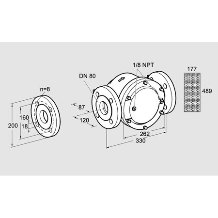 Honeywell Kromschroder FLTR, GAS, GFK 80TA40 3 KS81943600