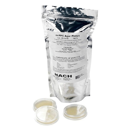 Hach Agar Plates, PK15 2811415