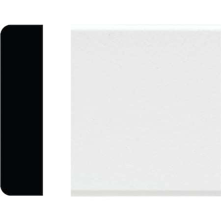 House Of Fara 5/8'' W.x2-1/8'' H.x8 ' L. Wht MDF Mullion Casing Molding 8839
