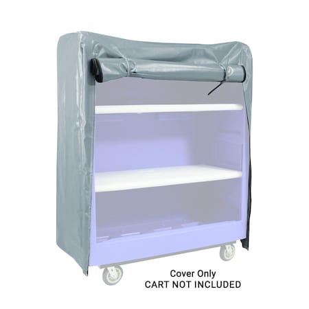 Royal Basket Trucks Vinyl Cover, 61" H, 48" L, Gray G48-GGX-BVN