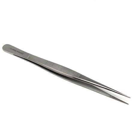 A2Z Scilab Tweezers, Fine Serrated Tip Lab Forceps, 6 inch, Stainless Steel A2Z-ZR1126