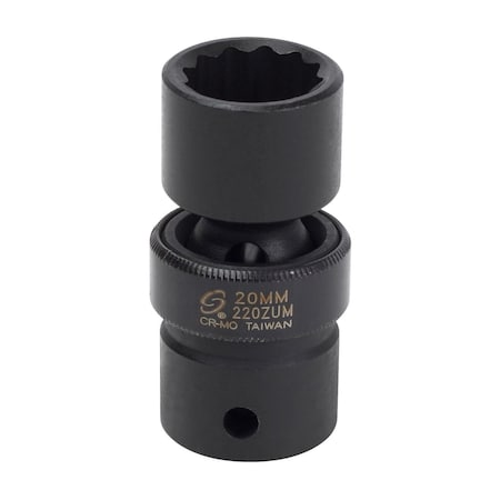 Sunex 1/2 in Dr 20Mm 12Pt Universal Impact Socket 220ZUM