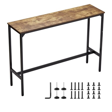 Vevor Bar Table 3PCS 23.5" Bars Tables Set with Rounded Corner Design BTZ-GW-003
