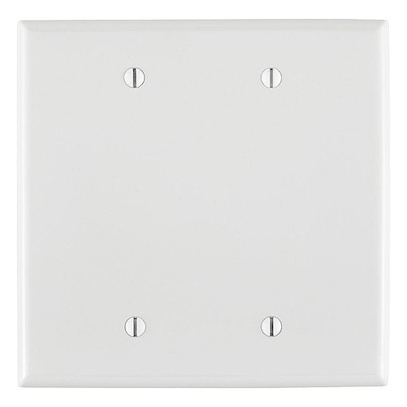 Leviton Wall Plate, Blank, White, Nylon PJ23-W