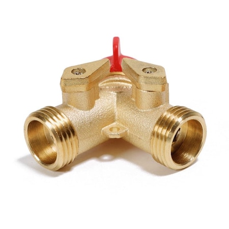 Gemplers Brass Dual Shut-Off Valve 237706