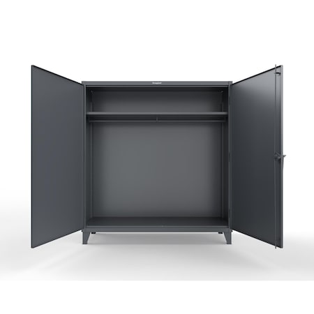 Strong Hold 12 GA Industrial Uniform Cabinet with Hanger Rod 66-WR-241