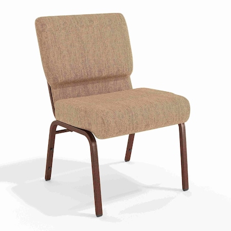 Flash Furniture Beige Fabric Church Chair, PK4 4-FD-CH0221-4-CV-BGE1-GG