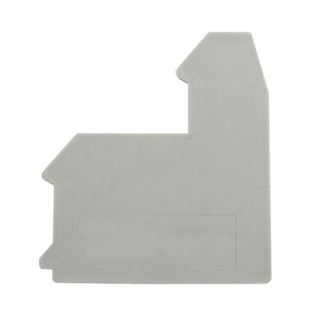 Automation Systems Interconnect DIN Rail Mounted Terminal Block End Cover Used With ASIUK5RETURN ASIDUK3RETURN