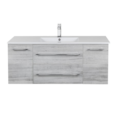 Cutler 48 in Kato Wall Hung Vanity SOHO w/top FV-SOHO48